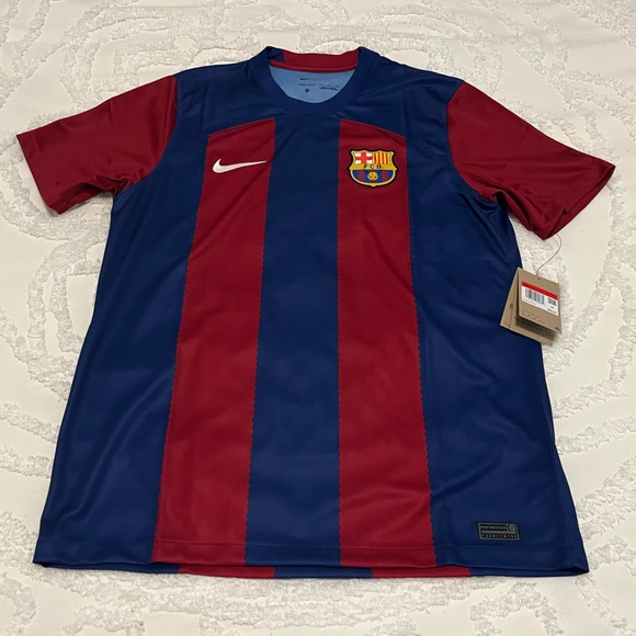 Barcelona Nike Soccer Football La Liga Stadium Jersey Size Large NWT - Picture 3 of 12